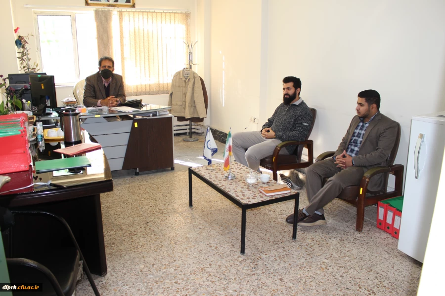 دعوت دانشجو امیر حسام مرادی نماینده امام جمعه استان در امورات دانشگاه  3