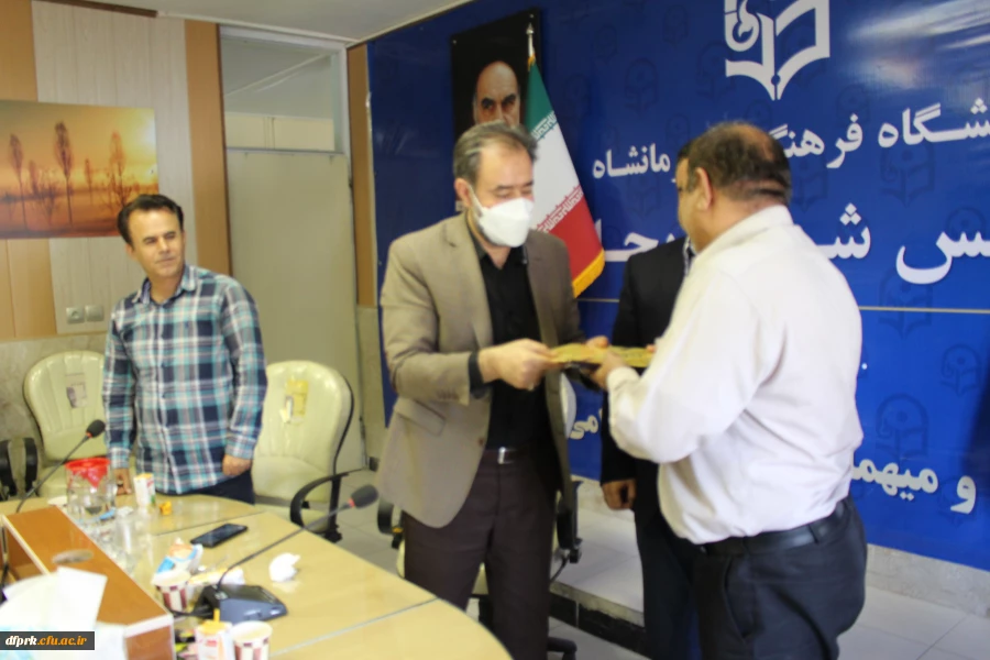 معارفه سرپرست حراست دانشگاه فرهنگیان پردیس شهید رجایی کرمانشاه 2