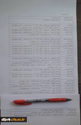 قابل توجه  دانشجویان که کسری مدارک برای فارغ التحصیل شدن دارند .
لطفا در اسرع وقت  مدارک خواسته شده را تحویل واحد آموزش گردد.