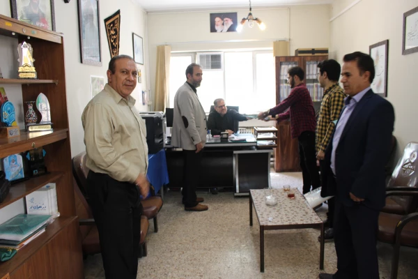 بازدید مدیریت امور پردیس ها ، معاونین و حراست پردیس شهید رجایی از مراحل مختلف  پذیرش و مصاحبه و گزینش   2