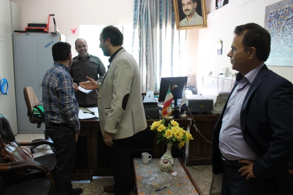 بازدید مدیریت امور پردیس ها ، معاونین و حراست پردیس شهید رجایی از مراحل مختلف  پذیرش و مصاحبه و گزینش   3