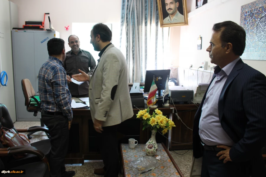 بازدید مدیریت امور پردیس ها ، معاونین و حراست پردیس شهید رجایی از مراحل مختلف  پذیرش و مصاحبه و گزینش   3