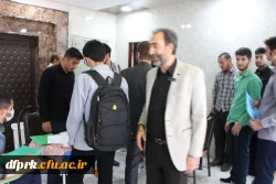 بازدید مدیریت امور پردیس ها ، معاونین و حراست پردیس شهید رجایی از مراحل مختلف  پذیرش و مصاحبه و گزینش   4