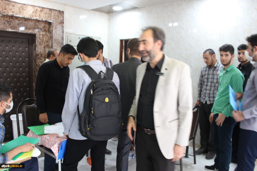 بازدید مدیریت امور پردیس ها ، معاونین و حراست پردیس شهید رجایی از مراحل مختلف  پذیرش و مصاحبه و گزینش   4