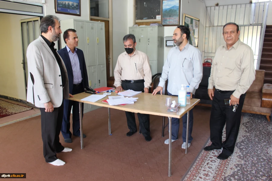 بازدید مدیریت امور پردیس ها ، معاونین و حراست پردیس شهید رجایی از مراحل مختلف  پذیرش و مصاحبه و گزینش   7